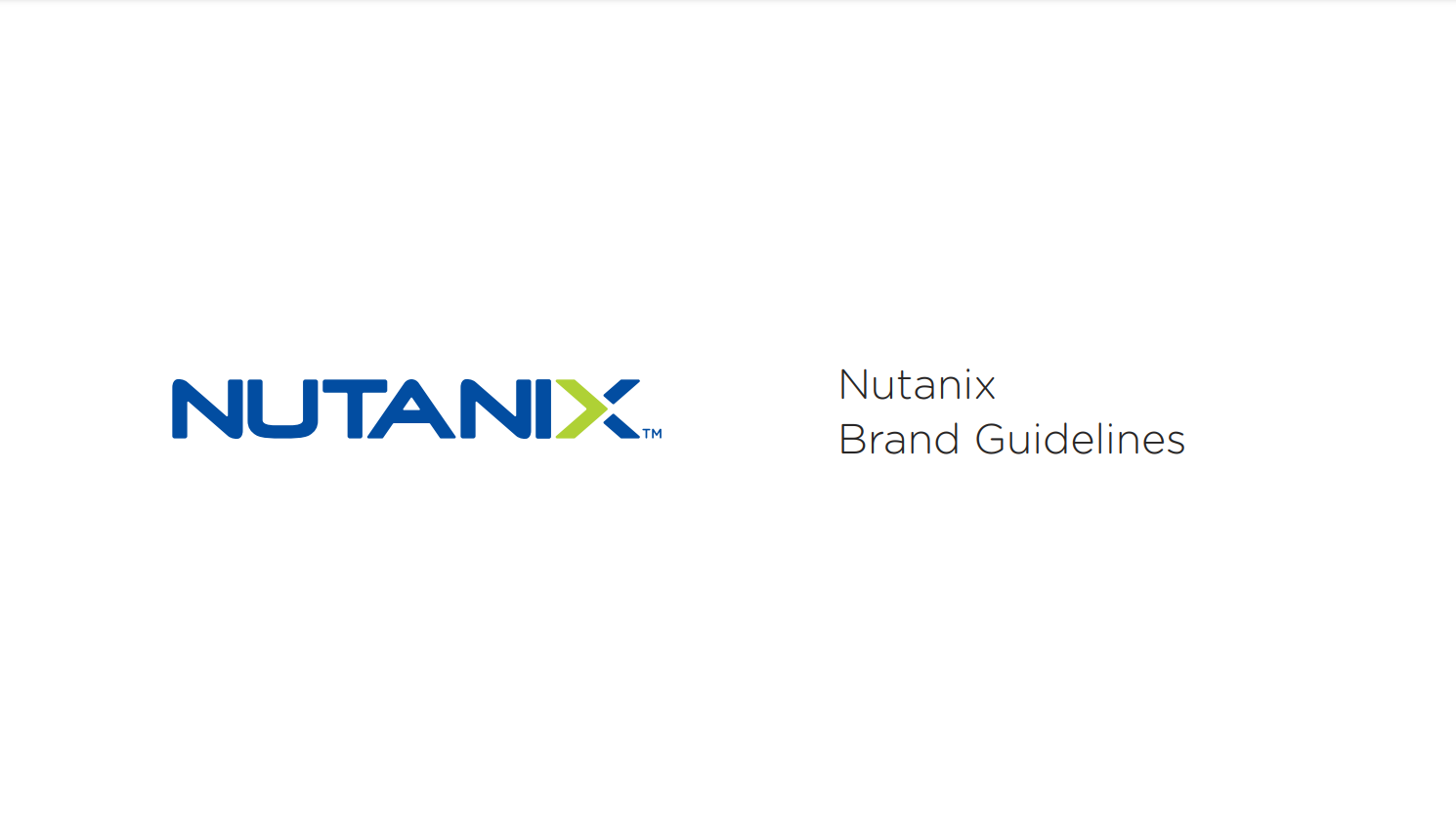 Nutanix's Brand Guide